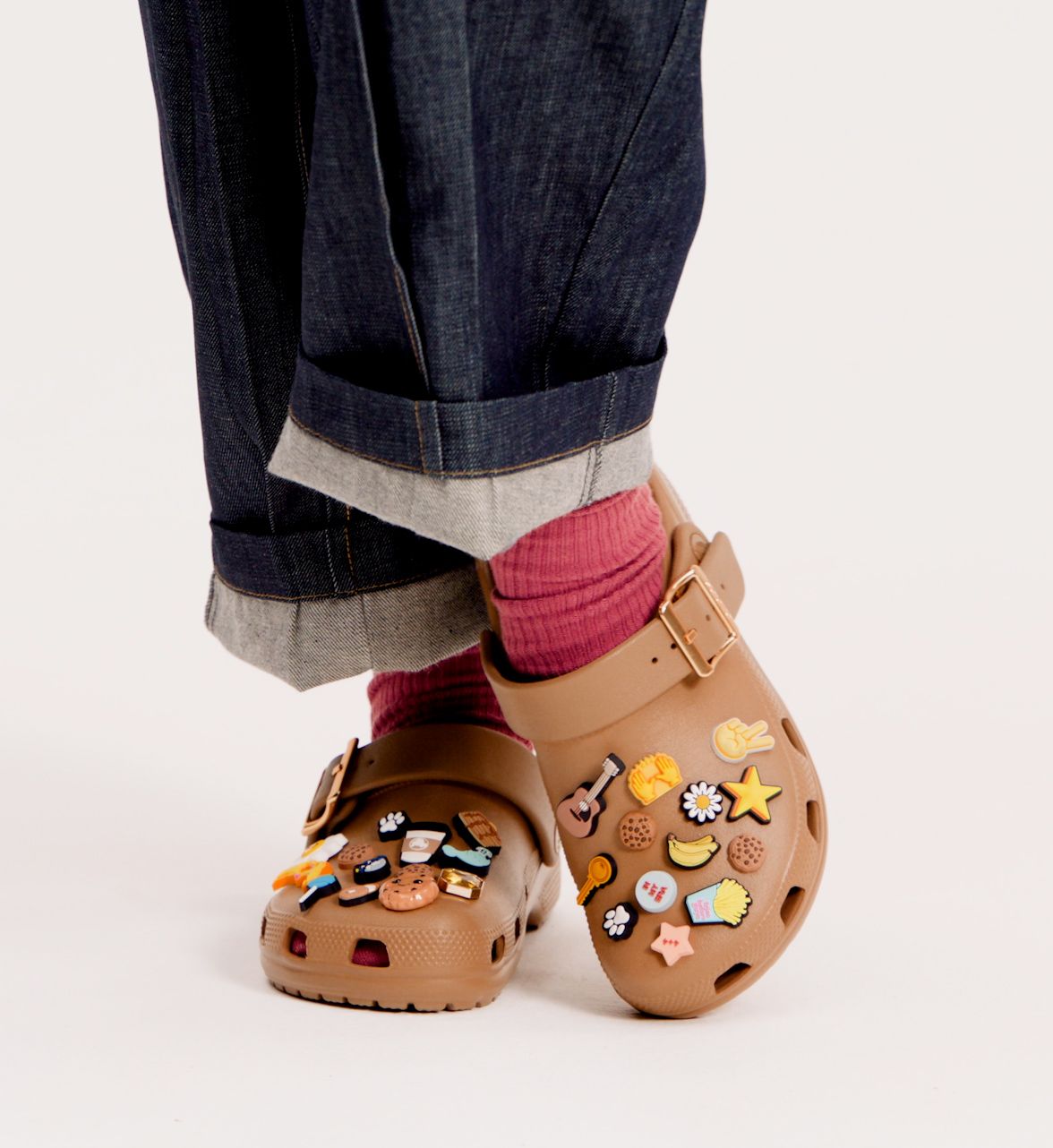brown crocs