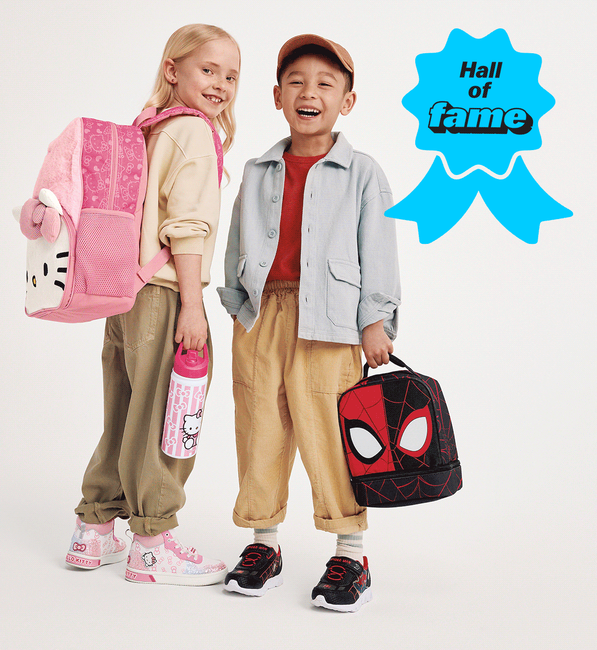 various kids' character shoes