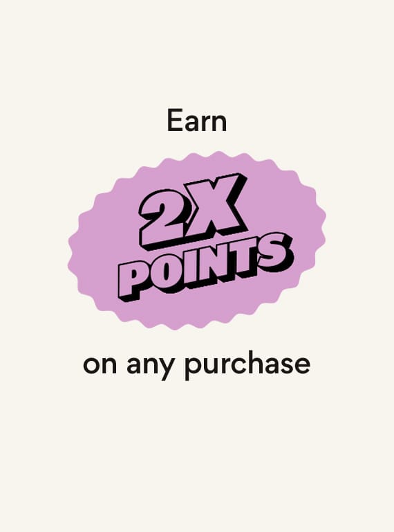earn 2x points on any purchase