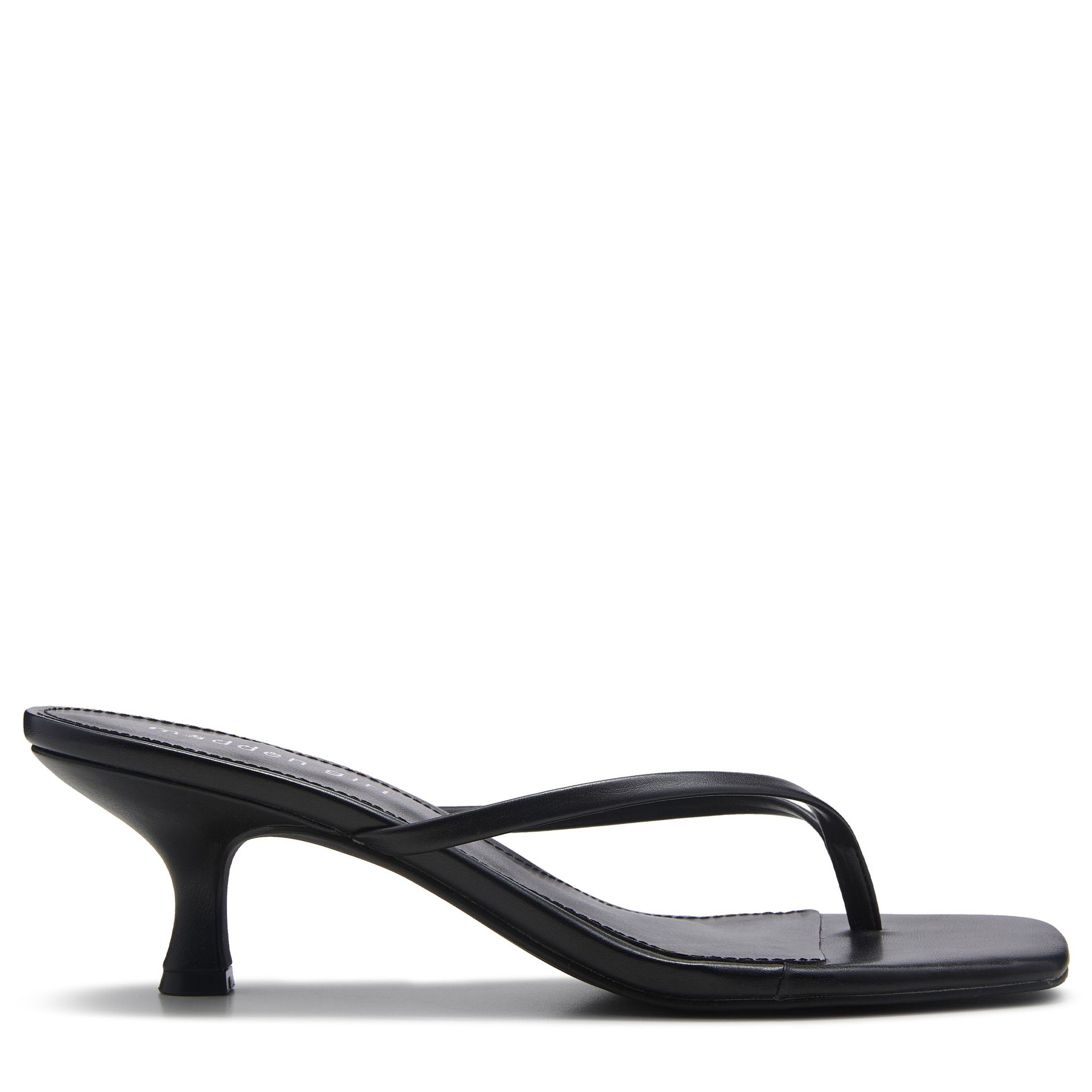black thong sandals