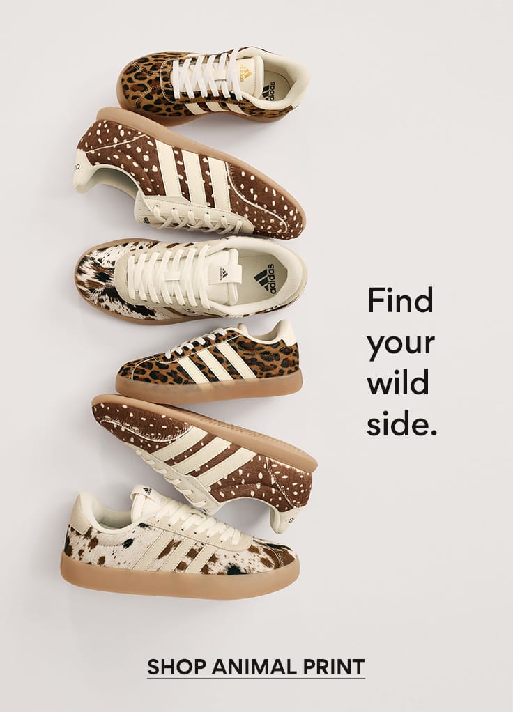 find your wild side. shop animal print.