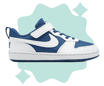 nike blue and white sneaker