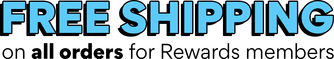 free shipping on all orders for rewards members