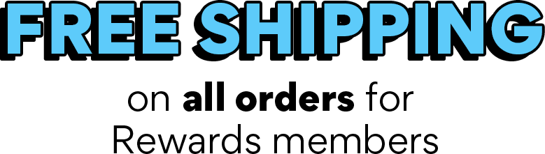 free shipping on all orders for rewards members