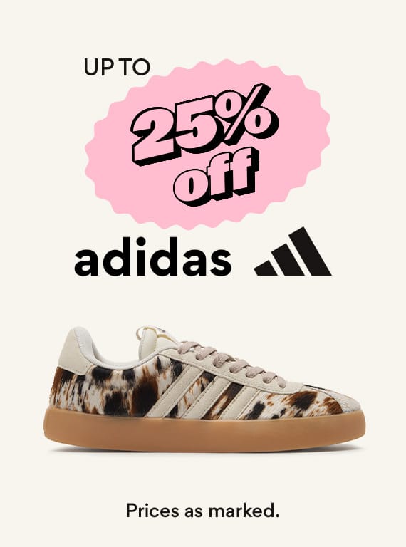 shop up to 25% off adidas