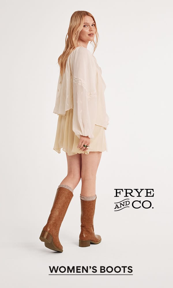 frye and co. women's boots