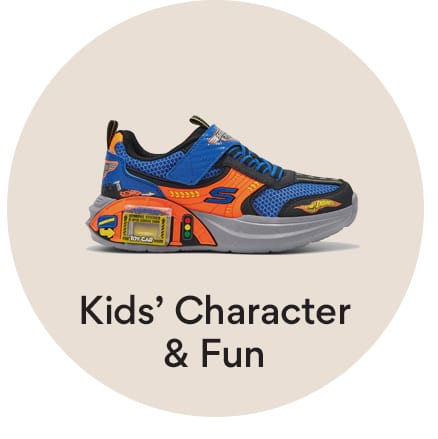 shop kids' character and fun