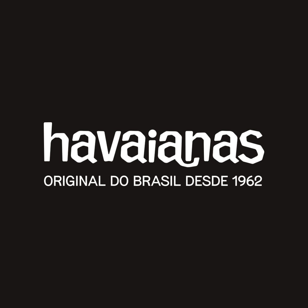 black square with white havianas logo
