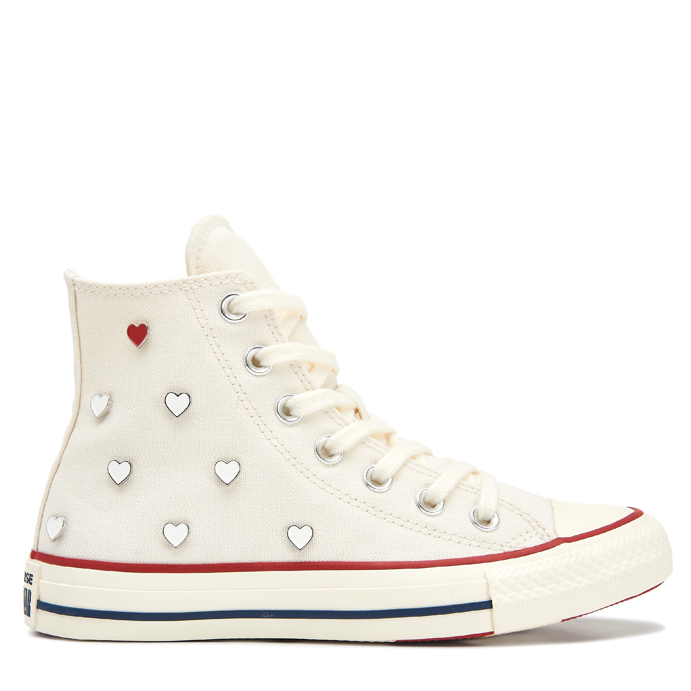 white converse with hearts