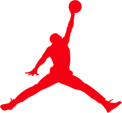 red Jordan logo
