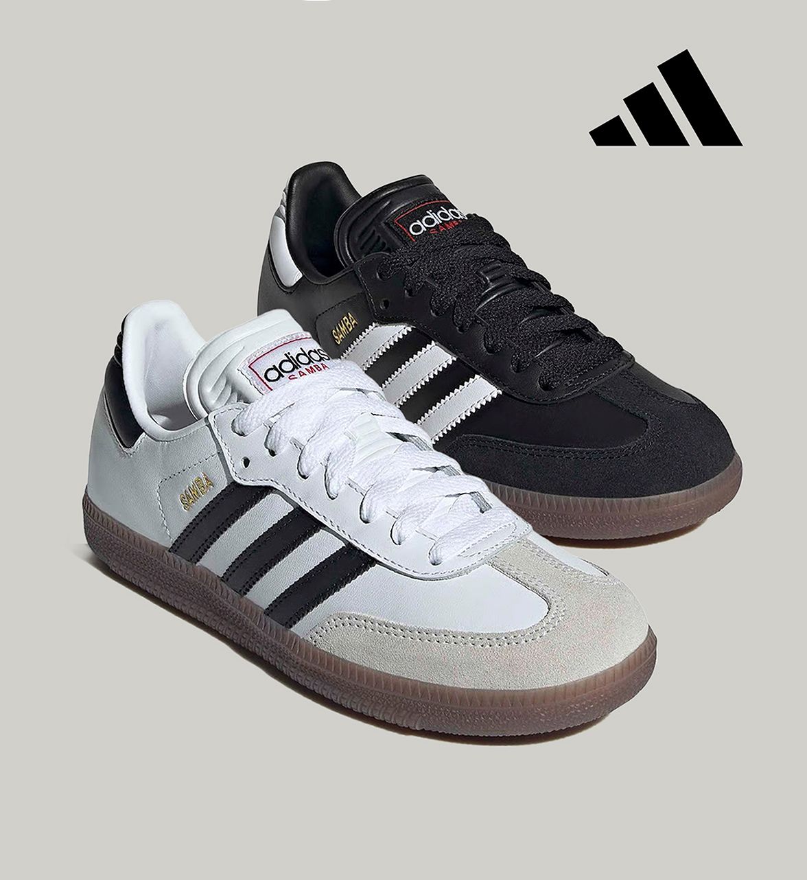 white/black black/white adidas samba