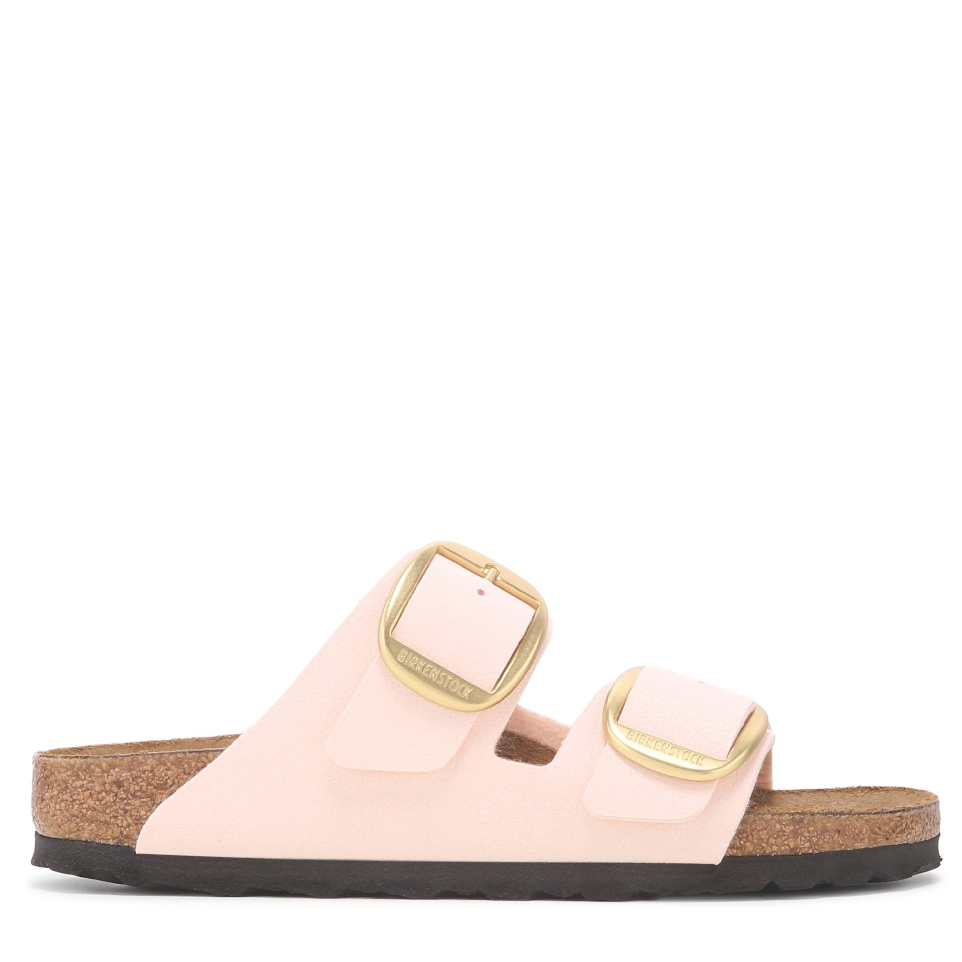 birkenstock pink arizona big buckle footbed sandal