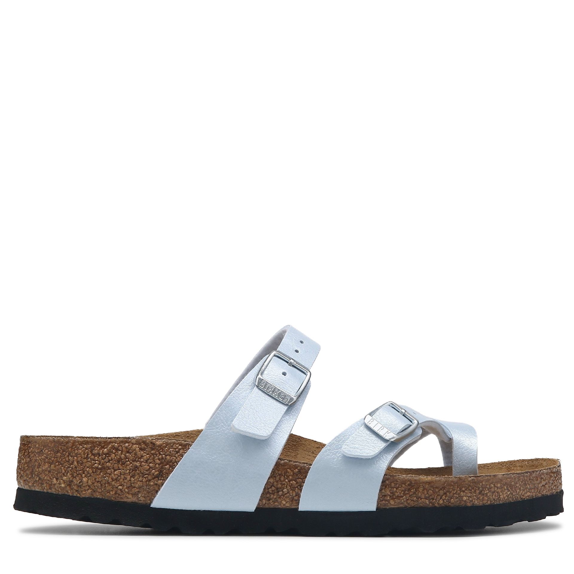 birkenstock footbed blue sandal