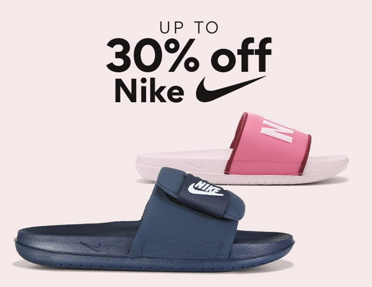 up to 30% off Nike