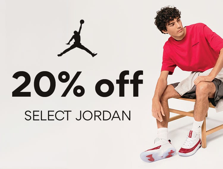 20% off select Jordan