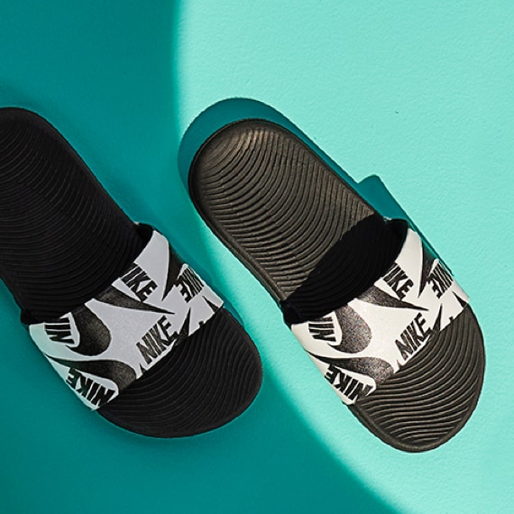 mens nike slides famous footwear