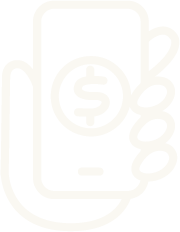 hand holding phone icon