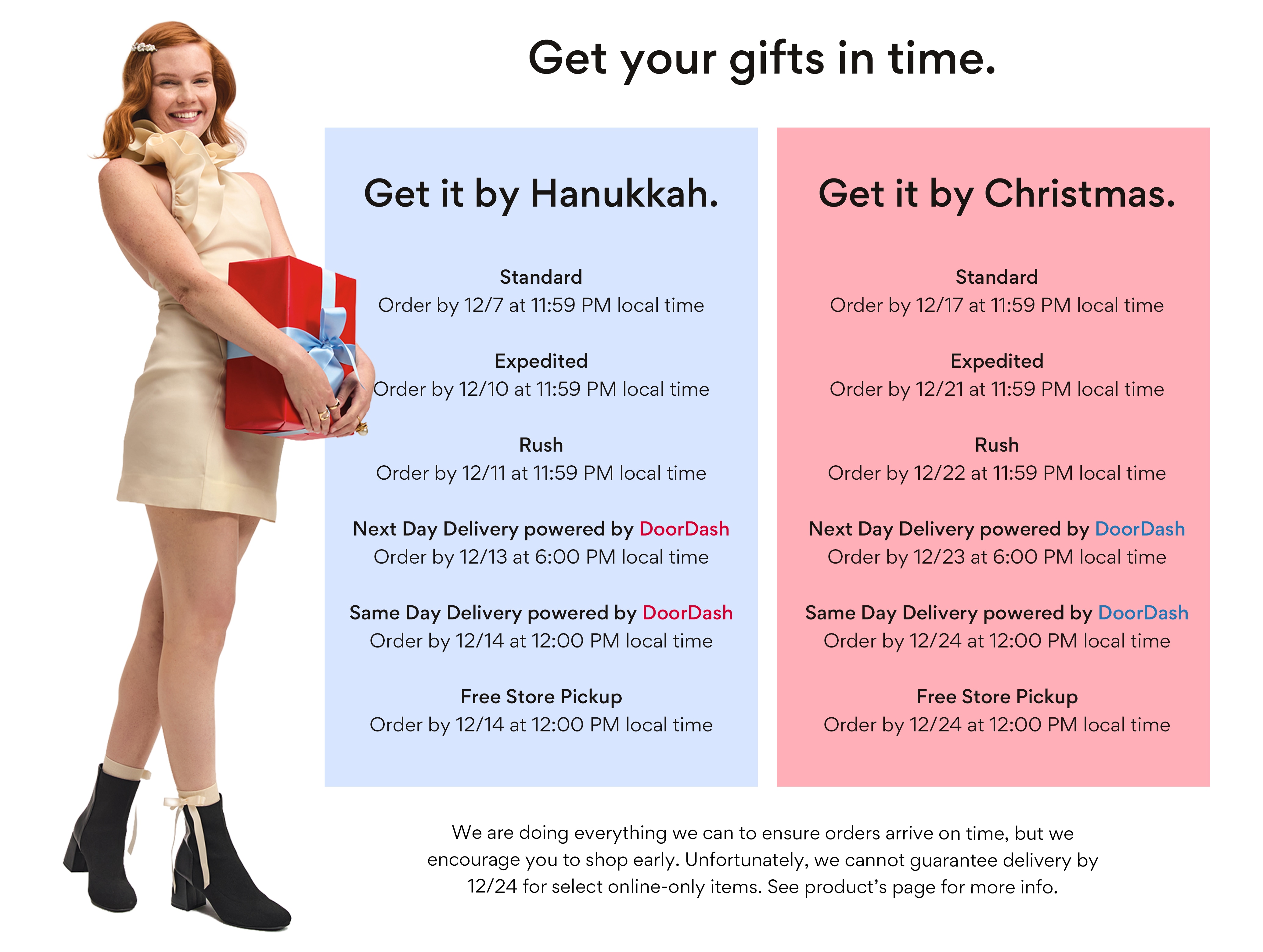 shipping cutoff 2025