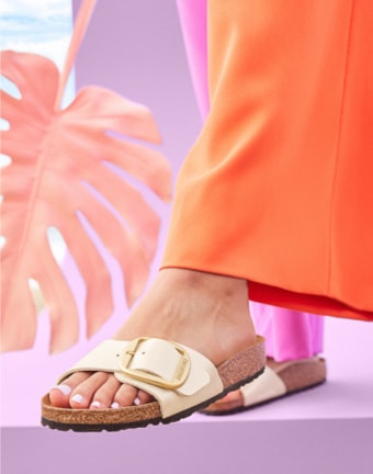 sandals with statement hardware