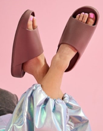 Slides famous footwear clearance