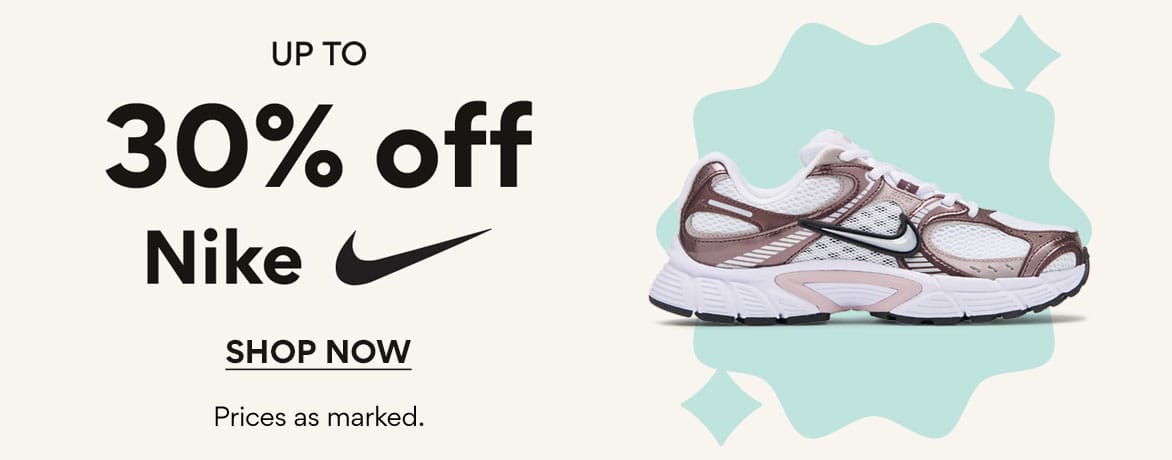 nike up to 30% off