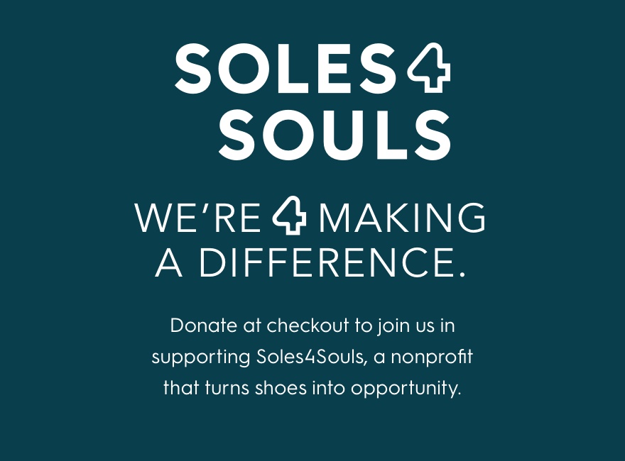 Donate at checkout to Soles4Souls
