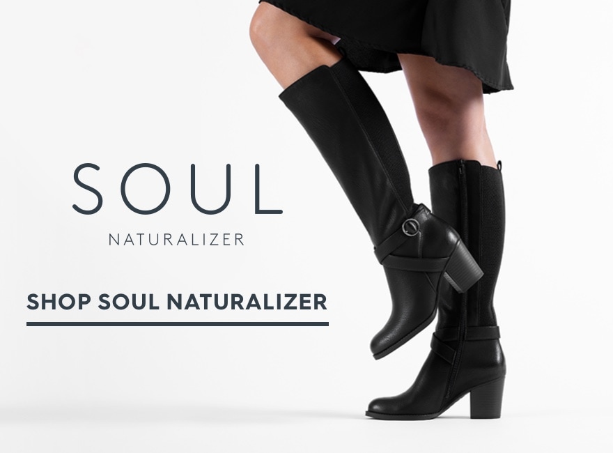 black SOUL Naturalizer Boots