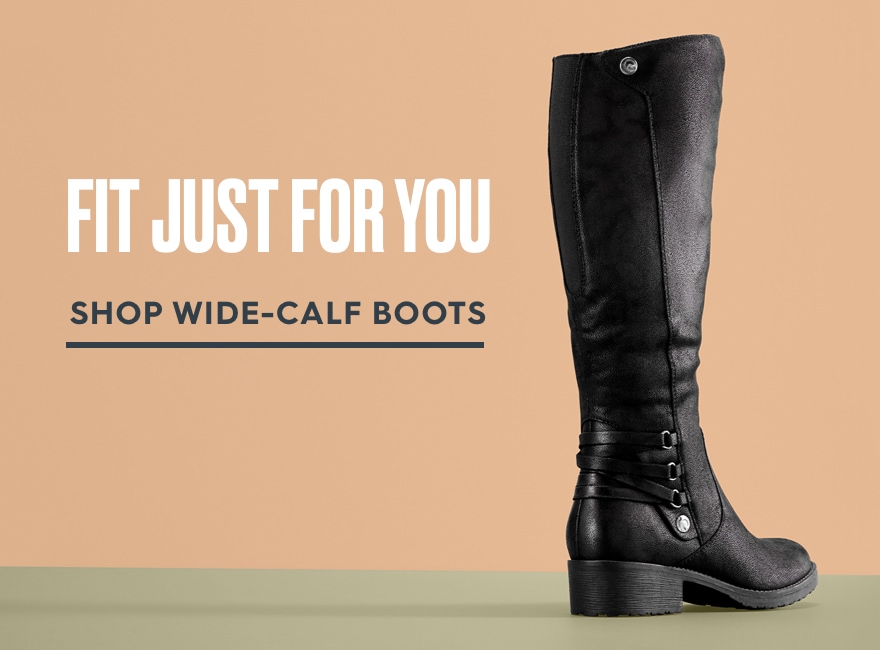 shop wide calf boots