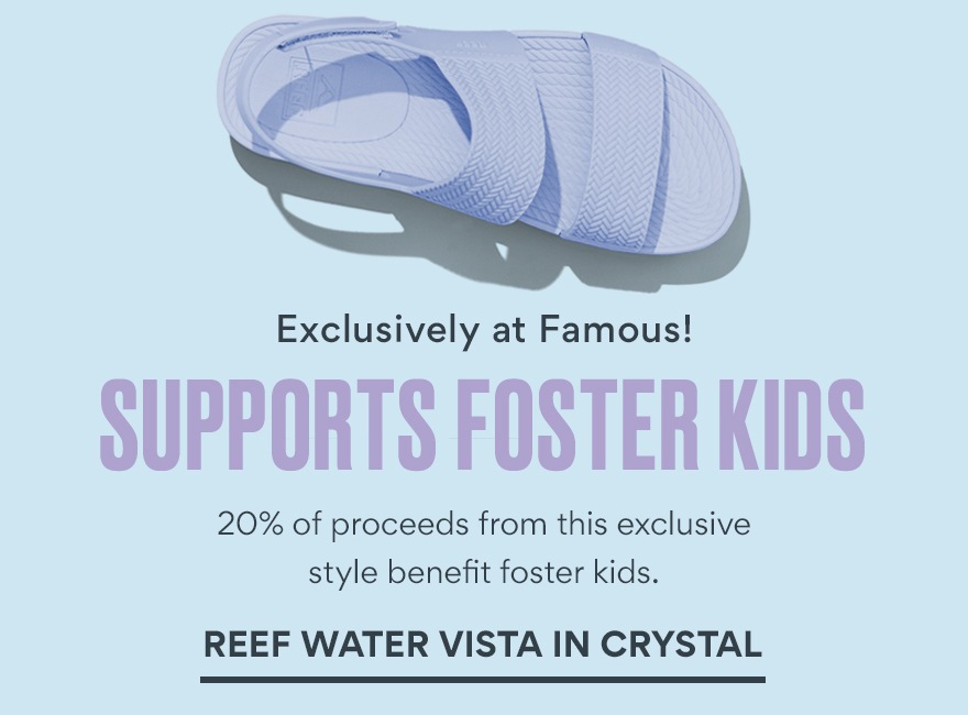 20% of proceeds supports foster kids