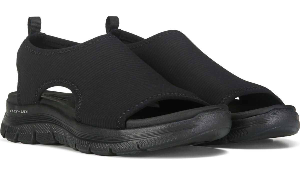 Skechers Flex Appeal Moon Lines Sandal | Famous Footwear