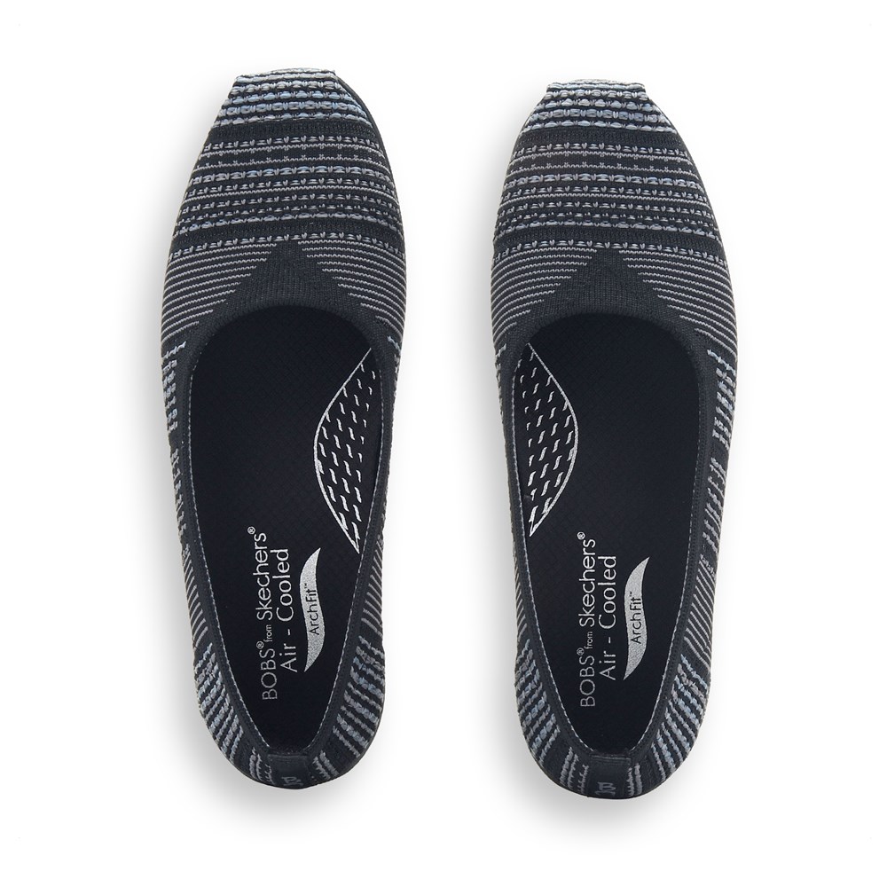 Skechers Women s BOBS Arch Fit Plush Clover Bay Ballet Flat Famous Footwear