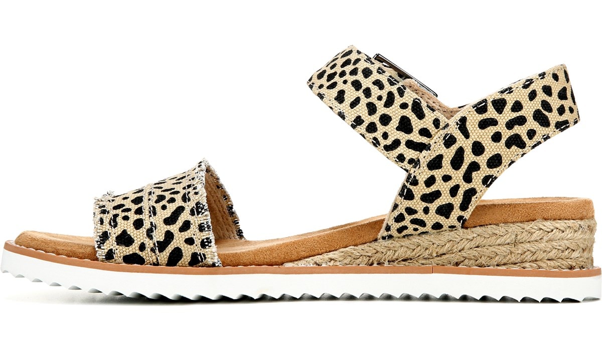 skechers leopard sandals