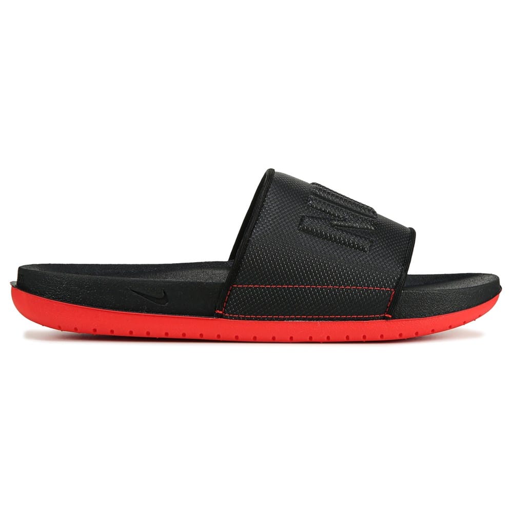 Men's Nike Offcourt Slide, Black Chile Red / 10