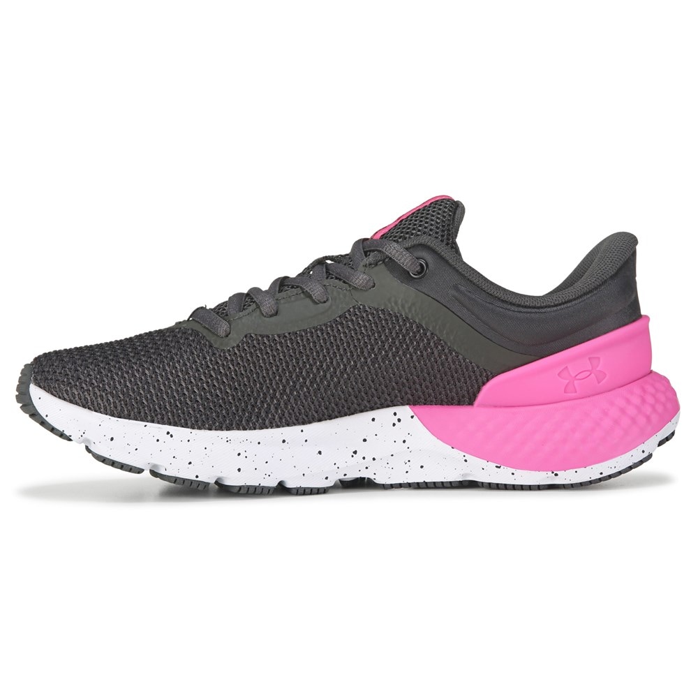 Under Armour Charged Escape 4 UA White Pink Women Running Sports 3025426-102