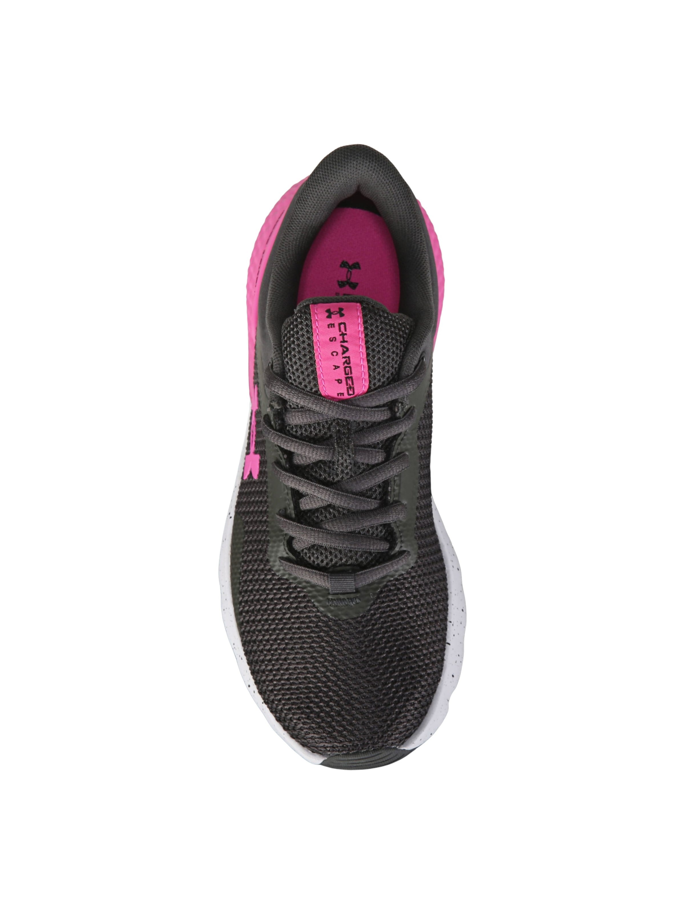 Under Armour Charged Escape 4 UA White Pink Women Running Sports 3025426-102