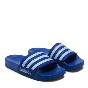 adidas blue slide flip flops