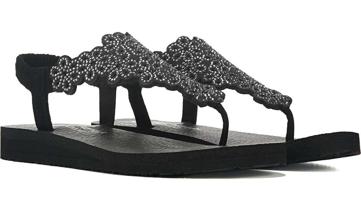 Punto de partida Explosivos prototipo Skechers Women's Meditation Floral Lover Sandal | Famous Footwear