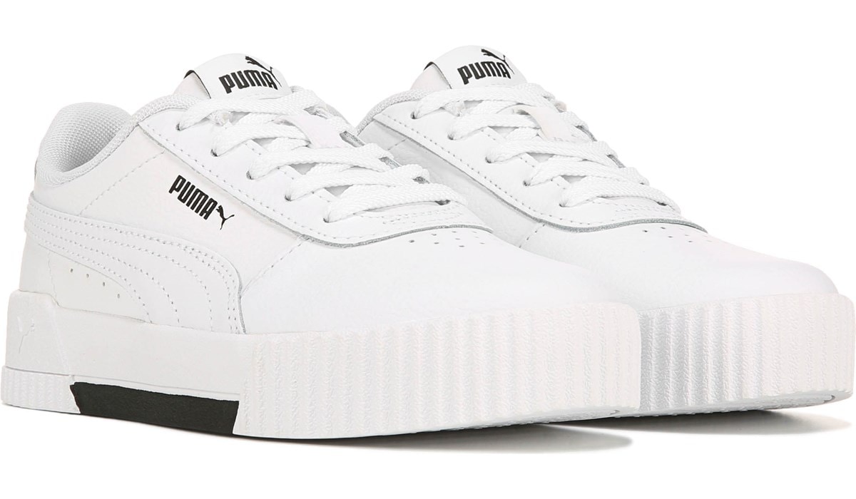 puma carina black white