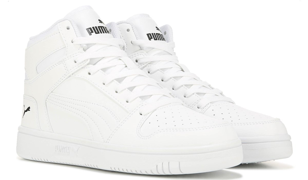 PUMA Men's Rebound Layup High Top Sneaker White, Sneakers ...