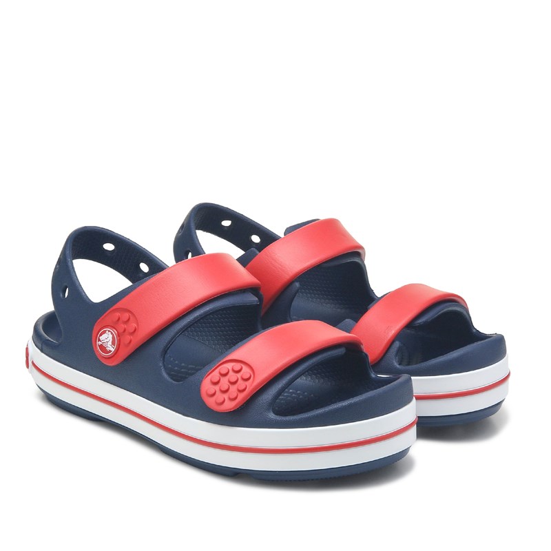 Crocs Kids' Crocband Cruiser Sandal Little Kid Sandals (Navy) - Size 1.0 M