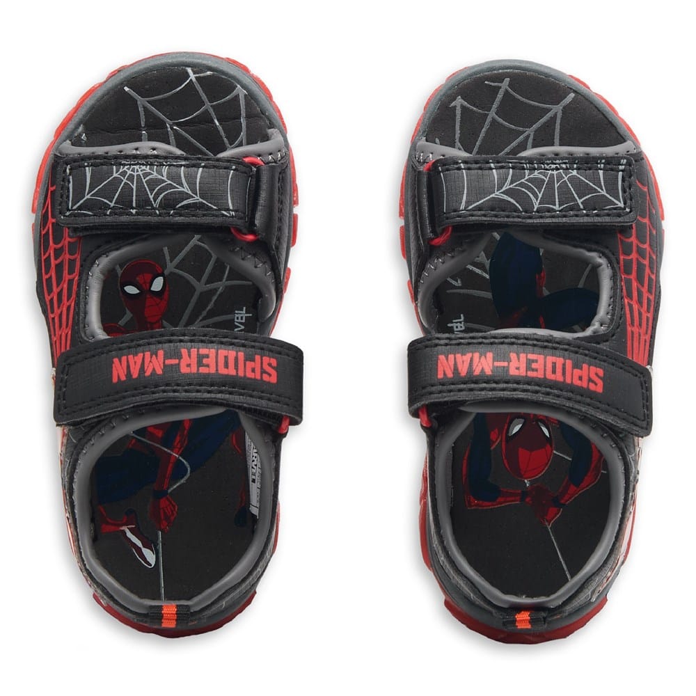 spiderman light up flip flops