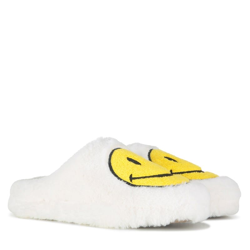 smiley face slippers primark