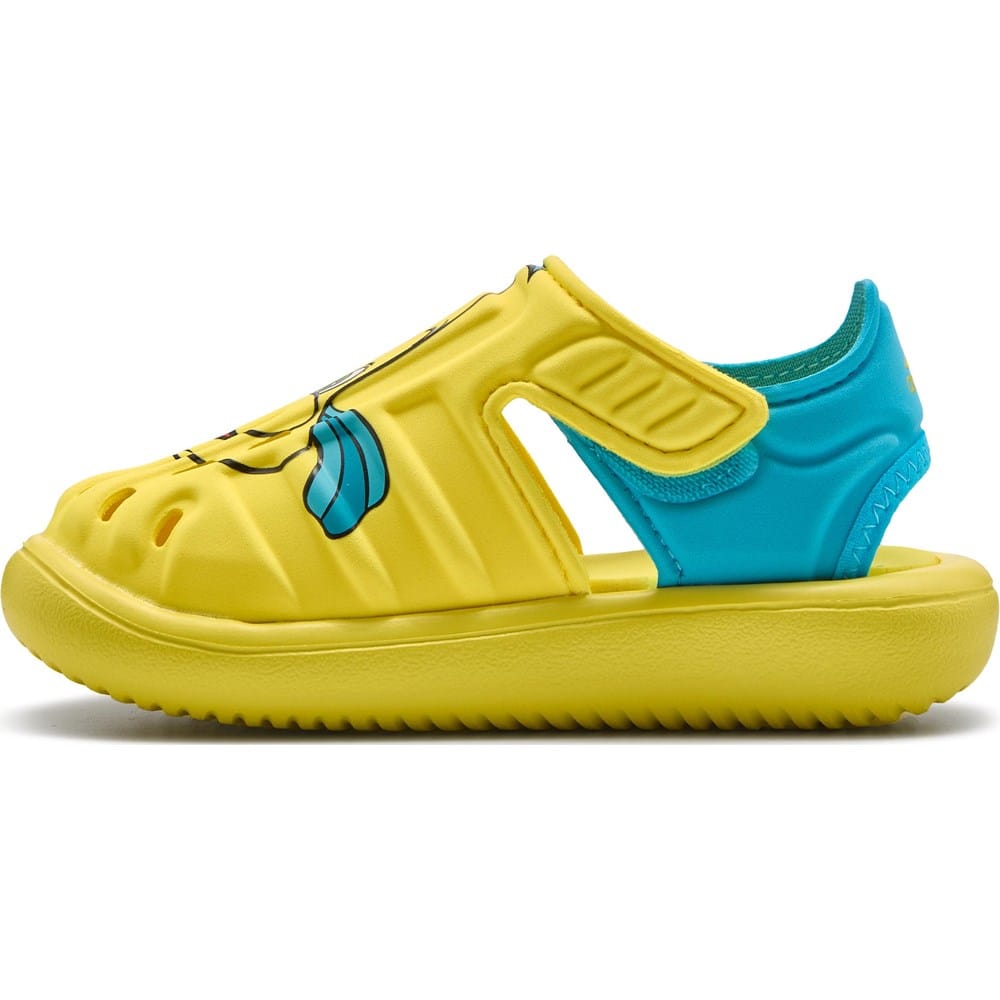 adidas Kids Slip-On Sandals in Yellow adidas Kids main image 3