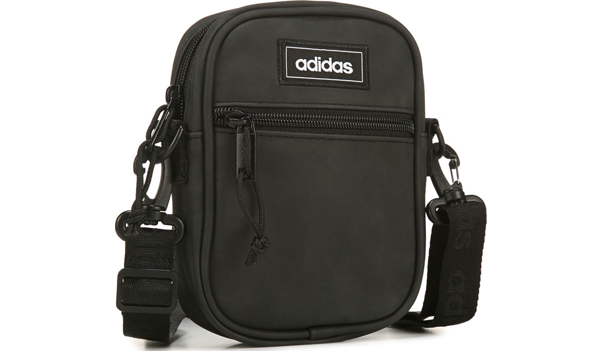 adidas Suede Festival Crossbody Bag Black, Bags, Famous Footwear