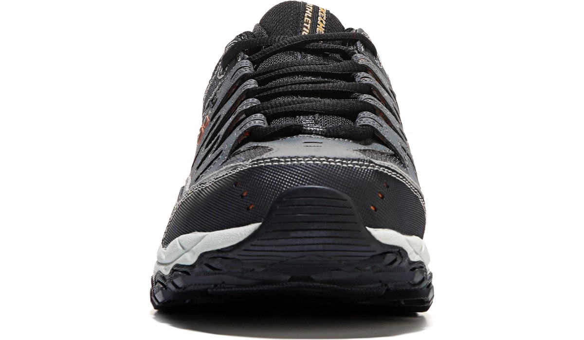 Skechers sport men's afterburn 2025 strike memory foam velcro sneaker
