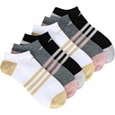 Black/Grey/White Shiny Nylon