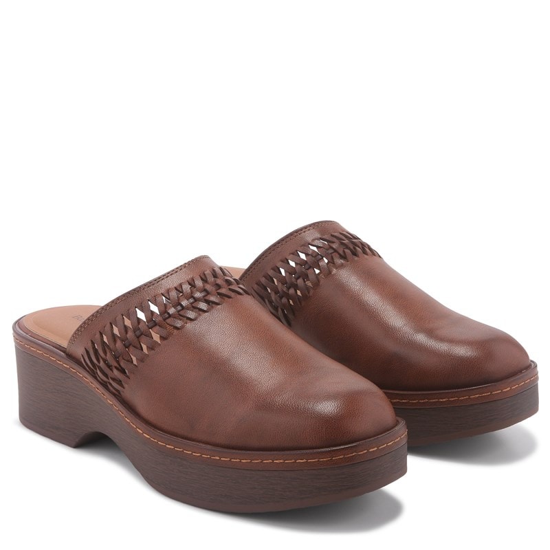 Baretraps Women's Sandy Platform Clog Shoes (Brown) - Size 6.0 M