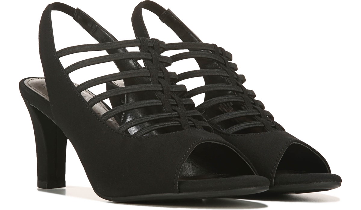 Impo Women's Vandra Stretch Dress Sandal Black, Heels