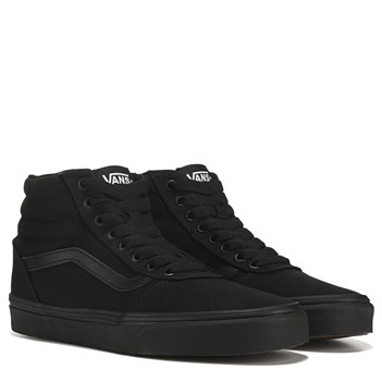 mens black and white high top vans