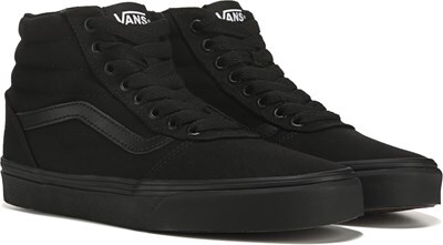 womens all black high top vans